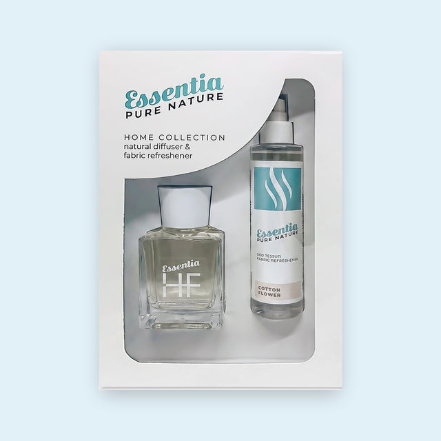 Home Fragrance Box Essentia Pure Nature Pamučni cvijet – prednji pogled na poklon kutiju