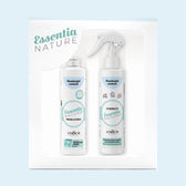 Poklon set Essentia Nature Pamučni cvjetovi – parfem za rublje 250 ml i mirisni sprej 250 ml u poklon kutiji