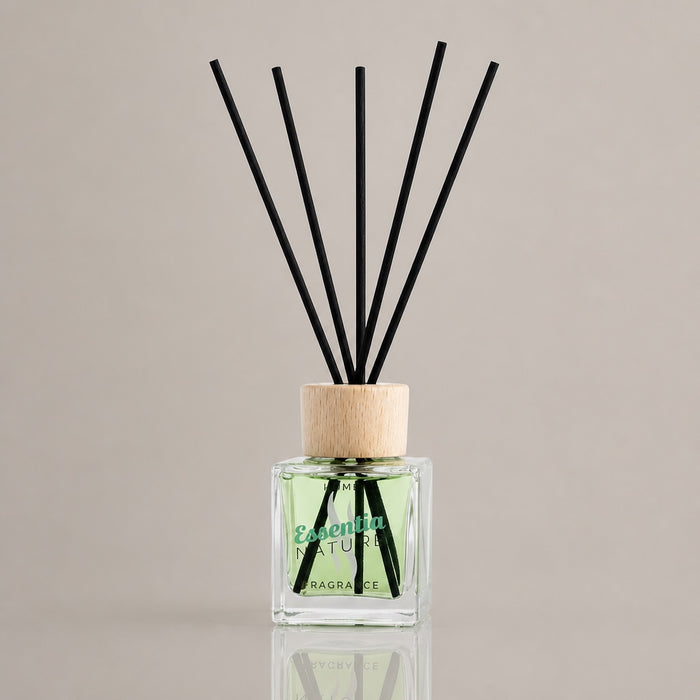 Glass reed diffuser GLAMOUR 200 ml - CARDAMOM AND VETIVER