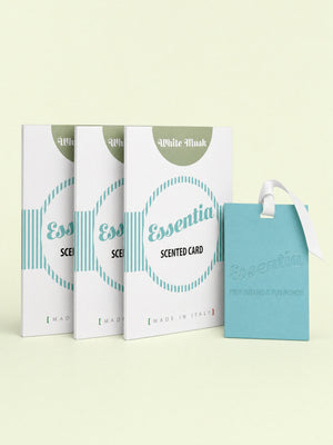 Set od 3 mirisne kartice Essentia Nature Bijeli mošus