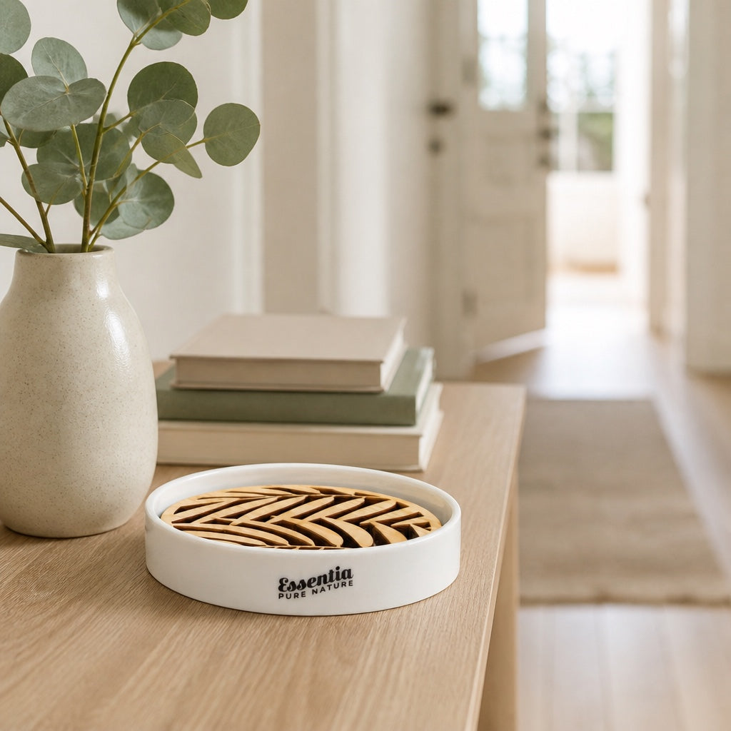 Ceramic diffuser as decoration in the hallway