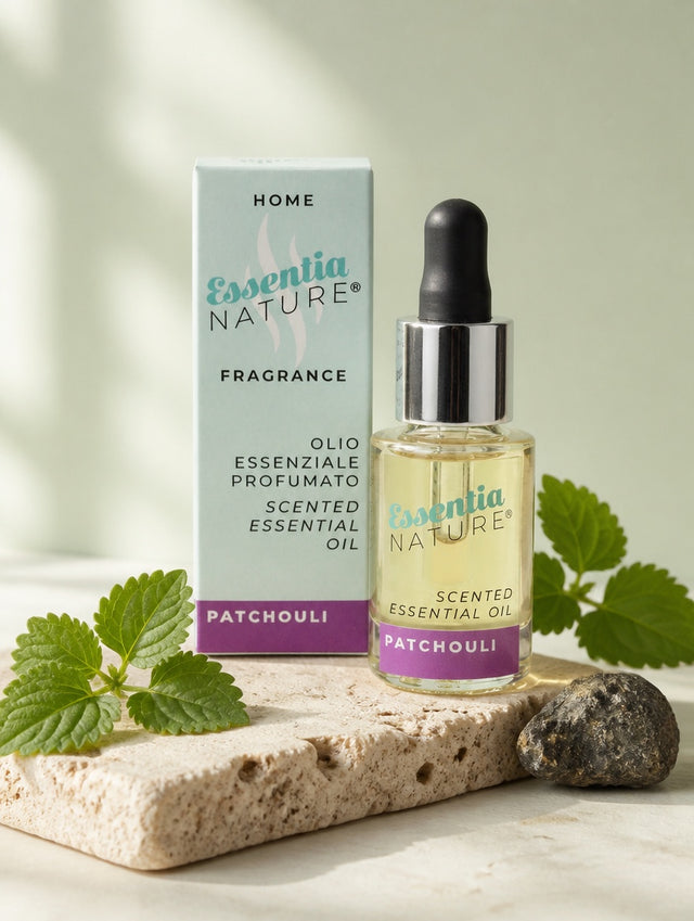 Prirodno eterično ulje Patchouli Essentia Nature s listovima pačulija