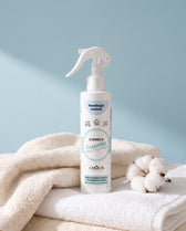 Essentia Nature fragrance spray Cotton Blossoms with cotton on towels