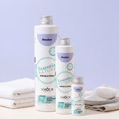 Essentia Nature laundry perfume Talc with folded towels