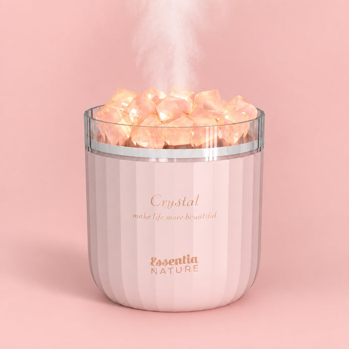 Ultrasonic diffuser with Himalayan salt - PINK